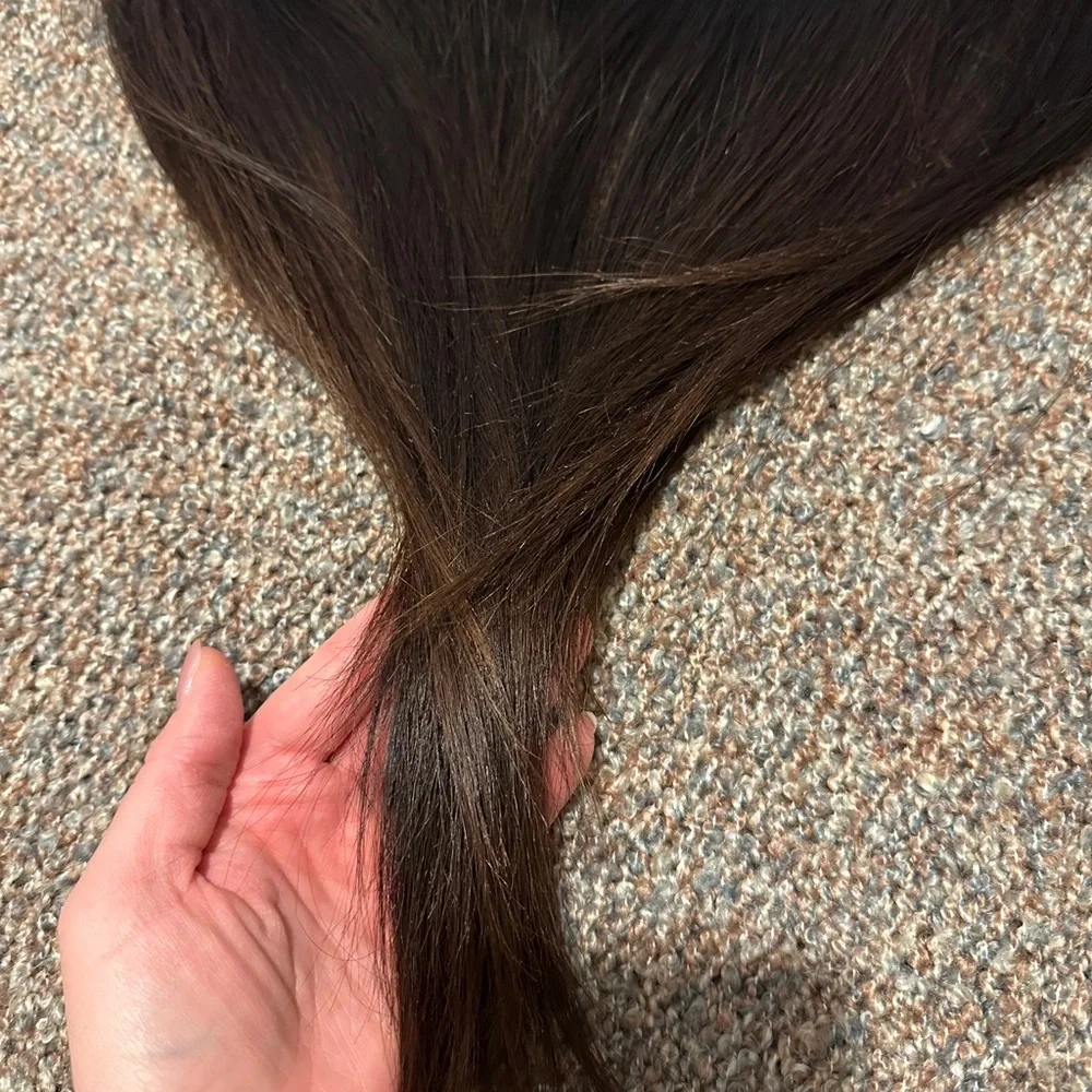 BELLAMI Professional Flex Weft Hair Extensions Dark Brown - Picture 5 of 5